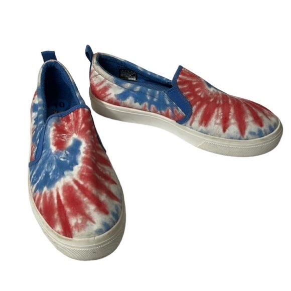Skechers Poppy Hippy Hype Tie Dye Slip On Shoes with Memory Foam women’s Size 10 - Picture 1 of 9